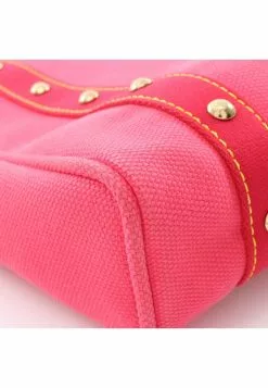Pre-loved LOUIS VUITTON Cabas MM Antigua Shoulder Bag Canvas Tote Bag Genuine Leather Pink Red -Louis Vuitton Shop louis vuitton 9597 2318836 5