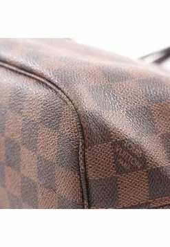 Pre-loved LOUIS VUITTON Neverfull PM Black checkerboard grid Handbag Tote Bag PVC Genuine Leather Brown 13 Pre-loved LOUIS VUITTON Neverfull PM Black checkerboard grid Handbag Tote Bag PVC Genuine Leather Brown -Louis Vuitton Shop louis vuitton 9601 5618836 5