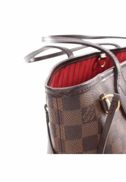 Pre-loved LOUIS VUITTON Neverfull PM Black checkerboard grid Handbag Tote Bag PVC Genuine Leather Brown 15 Pre-loved LOUIS VUITTON Neverfull PM Black checkerboard grid Handbag Tote Bag PVC Genuine Leather Brown -Louis Vuitton Shop louis vuitton 9601 5618836 7