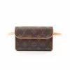 Pre-loved LOUIS VUITTON PochetteFlorentine Classic Monogram handcarry bag belt bag PVC Genuine Leather Brown Belt(S) -Louis Vuitton Shop louis vuitton 9602 3618836 1