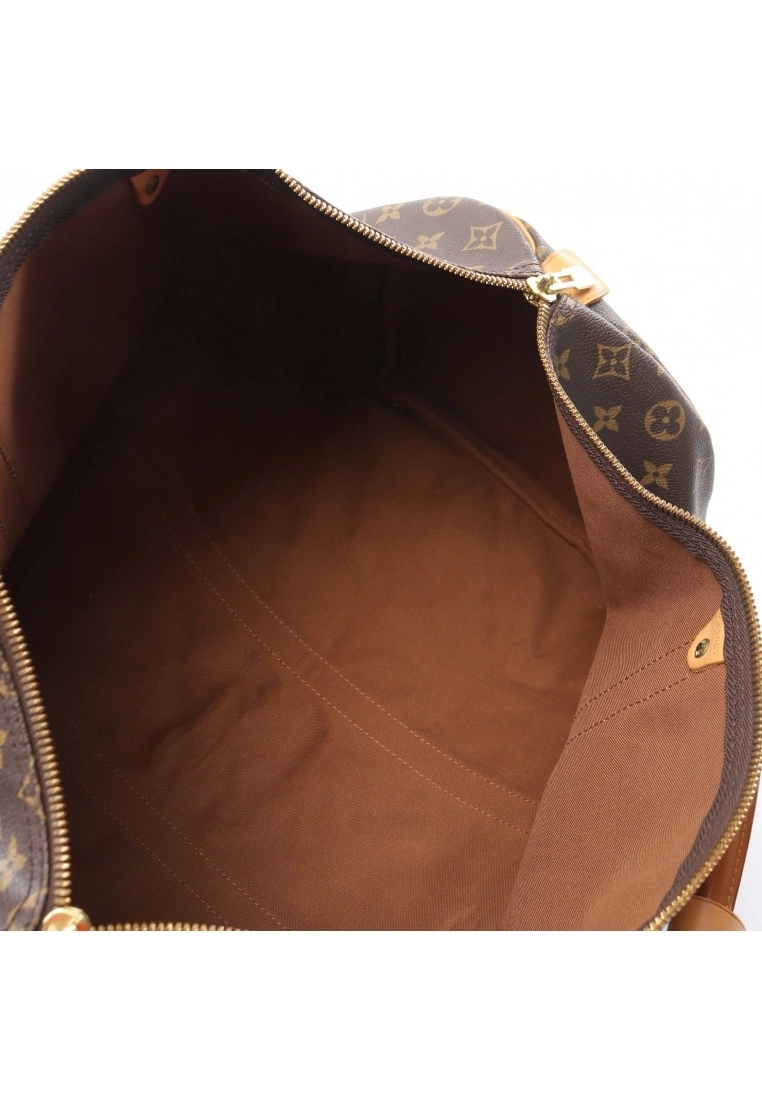 Pre-loved LOUIS VUITTON Keepall50 Classic Monogram Duffle Bag PVC Genuine Leather Brown 5 Pre-loved LOUIS VUITTON Keepall50 Classic Monogram Duffle Bag PVC Genuine Leather Brown - Image 3