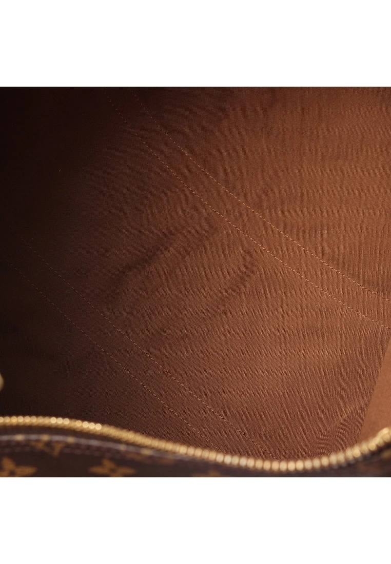 Pre-loved LOUIS VUITTON Keepall50 Classic Monogram Duffle Bag PVC Genuine Leather Brown 10 Pre-loved LOUIS VUITTON Keepall50 Classic Monogram Duffle Bag PVC Genuine Leather Brown - Image 8