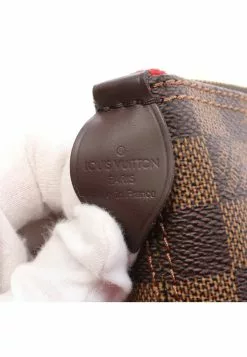 Pre-loved LOUIS VUITTON Saleya PM Black checkerboard grid Handbag Tote Bag PVC Genuine Leather Brown 10 Pre-loved LOUIS VUITTON Saleya PM Black checkerboard grid Handbag Tote Bag PVC Genuine Leather Brown -Louis Vuitton Shop louis vuitton 9610 6618836 4