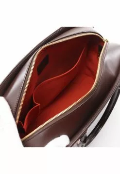 Pre-loved LOUIS VUITTON Sarria Horizontal Black checkerboard grid Handbag PVC Genuine Leather Brown 10 Pre-loved LOUIS VUITTON Sarria Horizontal Black checkerboard grid Handbag PVC Genuine Leather Brown -Louis Vuitton Shop louis vuitton 9612 3918836 3