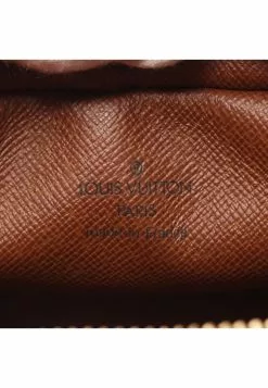 Pre-loved LOUIS VUITTON marly Bandouliere Horizontal Classic Monogram Shoulder Bag PVC Genuine Leather Brown -Louis Vuitton Shop louis vuitton 9618 8918836 4