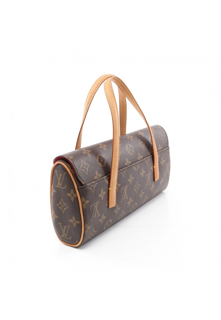 Pre-loved LOUIS VUITTON Sonatine Classic Monogram Handbag PVC Genuine Leather Brown 4 Pre-loved LOUIS VUITTON Sonatine Classic Monogram Handbag PVC Genuine Leather Brown - Image 2
