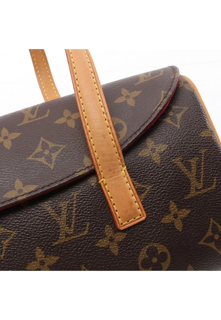 Pre-loved LOUIS VUITTON Sonatine Classic Monogram Handbag PVC Genuine Leather Brown 8 Pre-loved LOUIS VUITTON Sonatine Classic Monogram Handbag PVC Genuine Leather Brown - Image 6