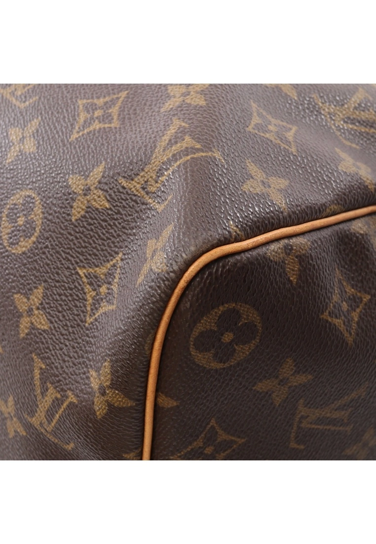 Pre-loved LOUIS VUITTON Keepall45 Classic Monogram Duffle Bag PVC Genuine Leather Brown 8 Pre-loved LOUIS VUITTON Keepall45 Classic Monogram Duffle Bag PVC Genuine Leather Brown - Image 6