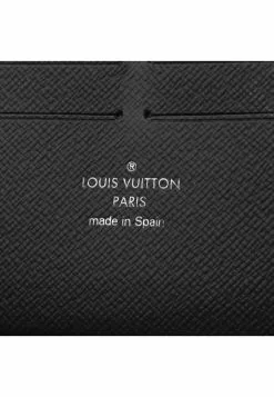 Pre-loved LOUIS VUITTON Zippy organizer Ink and black checkerboard grid Christopher Nemeth Rounded corner zipper long Wallet PVC Black Blue -Louis Vuitton Shop louis vuitton 9635 1228836 5