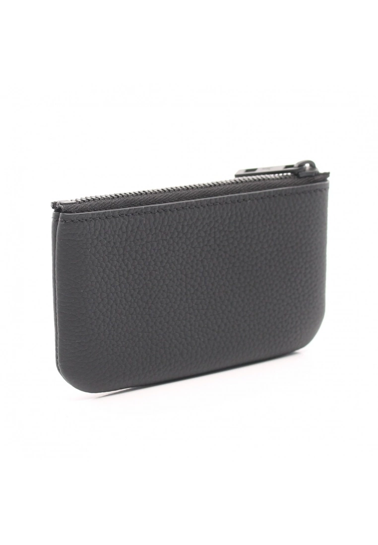 Pre-loved LOUIS VUITTON Pochette Cley AEROGRAM Black Genuine Leather Coin Pouch Black Chain hook buckle 4 Pre-loved LOUIS VUITTON Pochette Cley AEROGRAM Black Genuine Leather Coin Pouch Black Chain hook buckle - Image 2