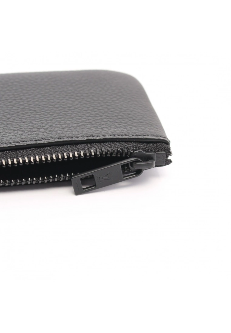 Pre-loved LOUIS VUITTON Pochette Cley AEROGRAM Black Genuine Leather Coin Pouch Black Chain hook buckle 9 Pre-loved LOUIS VUITTON Pochette Cley AEROGRAM Black Genuine Leather Coin Pouch Black Chain hook buckle - Image 7