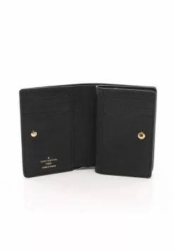 Pre-loved LOUIS VUITTON Portefeuille Clare Classic Monogram empreinte embossed Black Bi-fold Genuine Leather Wallet Black -Louis Vuitton Shop louis vuitton 9642 2228836 3