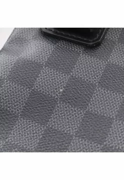 Pre-loved LOUIS VUITTON Thomas Ink and black checkerboard grid Shoulder Bag PVC Genuine Leather Black -Louis Vuitton Shop louis vuitton 9650 2492936 5