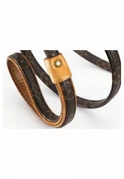 Louis Vuitton Pre-Loved LV Monogram 10mm Dog Leash Strap, Gold Hardware -Louis Vuitton Shop louis vuitton 9745 9826806 4