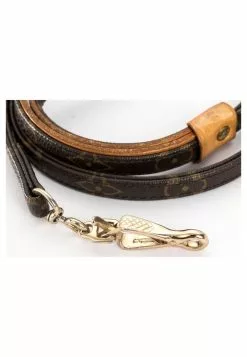 Louis Vuitton Pre-Loved LV Monogram 10mm Dog Leash Strap, Gold Hardware -Louis Vuitton Shop louis vuitton 9745 9826806 5